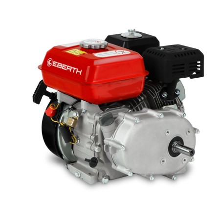 EBERTH 6,5 PS 4,8 kW Benzinmotor, 4-Takt, 1 Zylinder, 20 mm Ø Welle,  Ölbadkupplung, E-Start